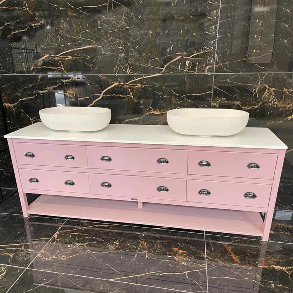 Ava Extra Large Bathroom Vanity Unit | Countertop Sink(s) Harvey George